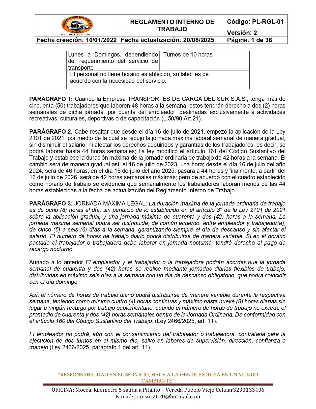 Reglamento Interno 5