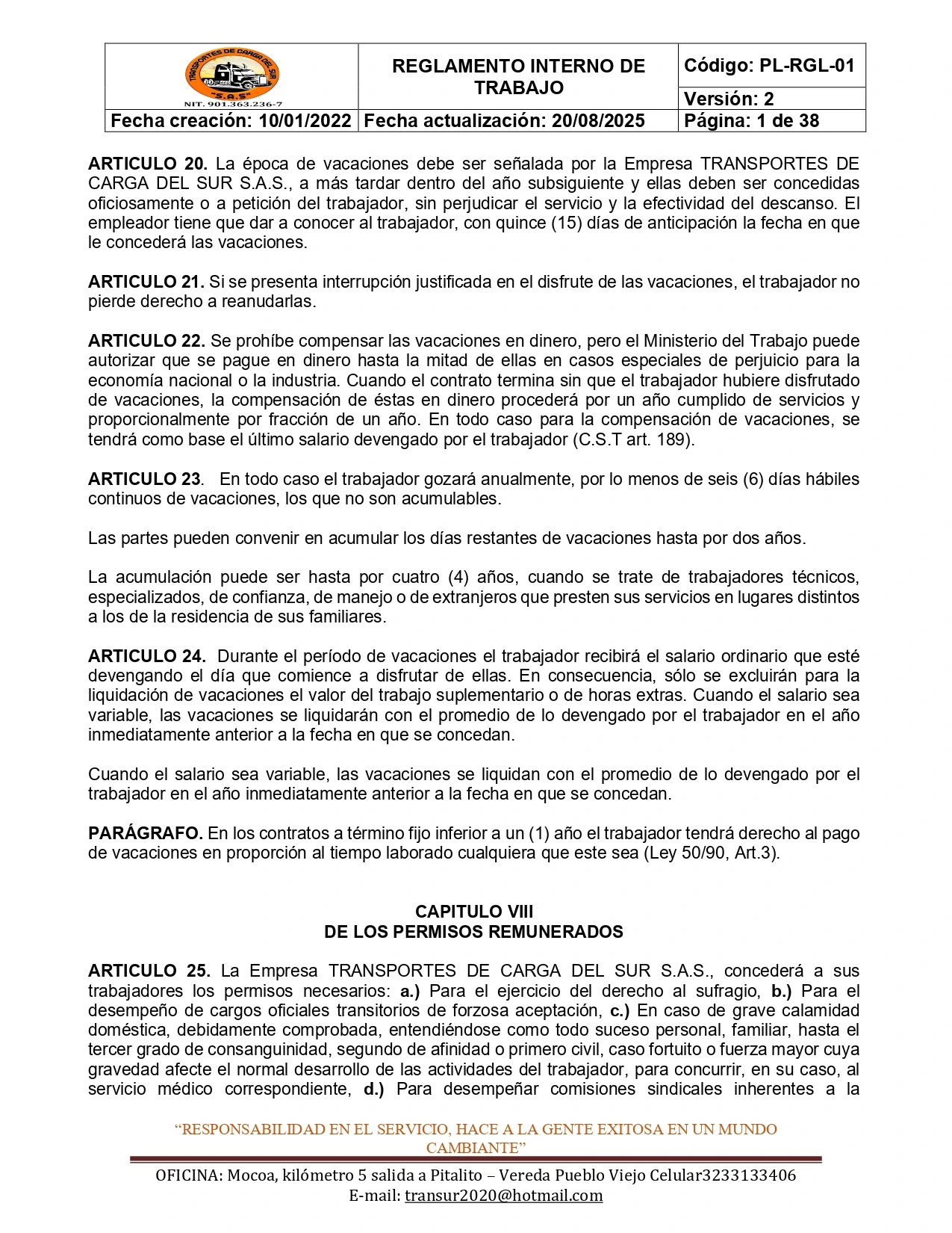 Reglamento Interno 9